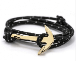 pulsera-ancla-negra-estampada pulsera-ancla-negra-estampada