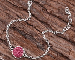 pulsera-plateada-mujer-piedra-estilo-glitter-fucsia pulsera-plateada-mujer-piedra-estilo-glitter-fucsia