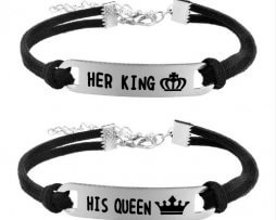 pulsera-pareja-his-her-king-queen pulsera-pareja-his-her-king-queen