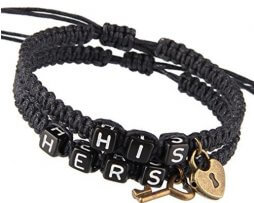 pulsera-pareja-macrame-negra-his-her pulsera-pareja-macrame-negra-his-her