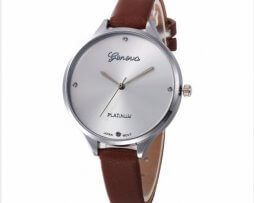 reloj-cuero-cafe-plateado-estilo-clasico reloj-cuero-cafe-plateado-estilo-clasico
