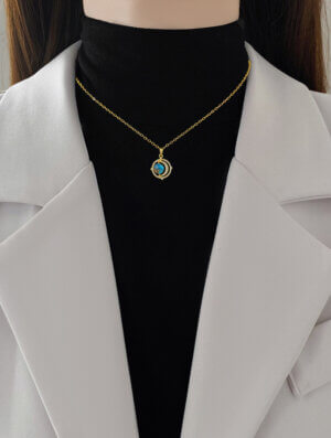 Collar Mujer Azul Encanto