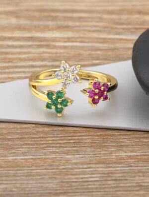Anillo Mujer Jardin Prisma