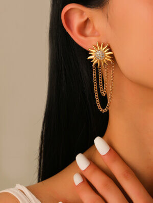 Aretes Acero Encanto Diurno