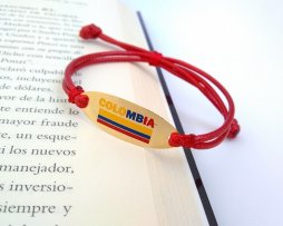 pulsera-cuero-vibora-seleccion-rojo Pulsera Seleccion Colombia Unisex Roja - pulseras hombre mujer