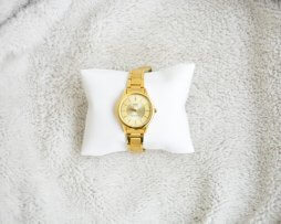 reloj-q&q-dorado-diseño-8 Reloj Metalico Dorado Q&Q Original Diseño 8 - relojes mujer