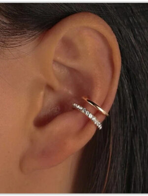 Ear Cuff Brillo Clasico