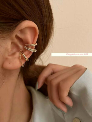 Set Ear Cuff Atemporal