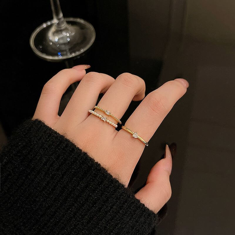 Set Anillos Delicadeza de Amor Venta por mayor de accesorios