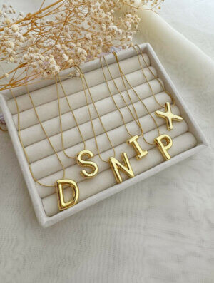 Collar Mujer Inicial Personalidad