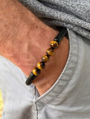 Pulsera Hombre Agata Mineral