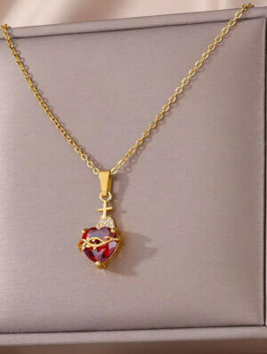 Collar Mujer Sagrado Corazon