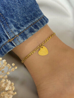 Tobillera Acero Reflejo de-Pasion