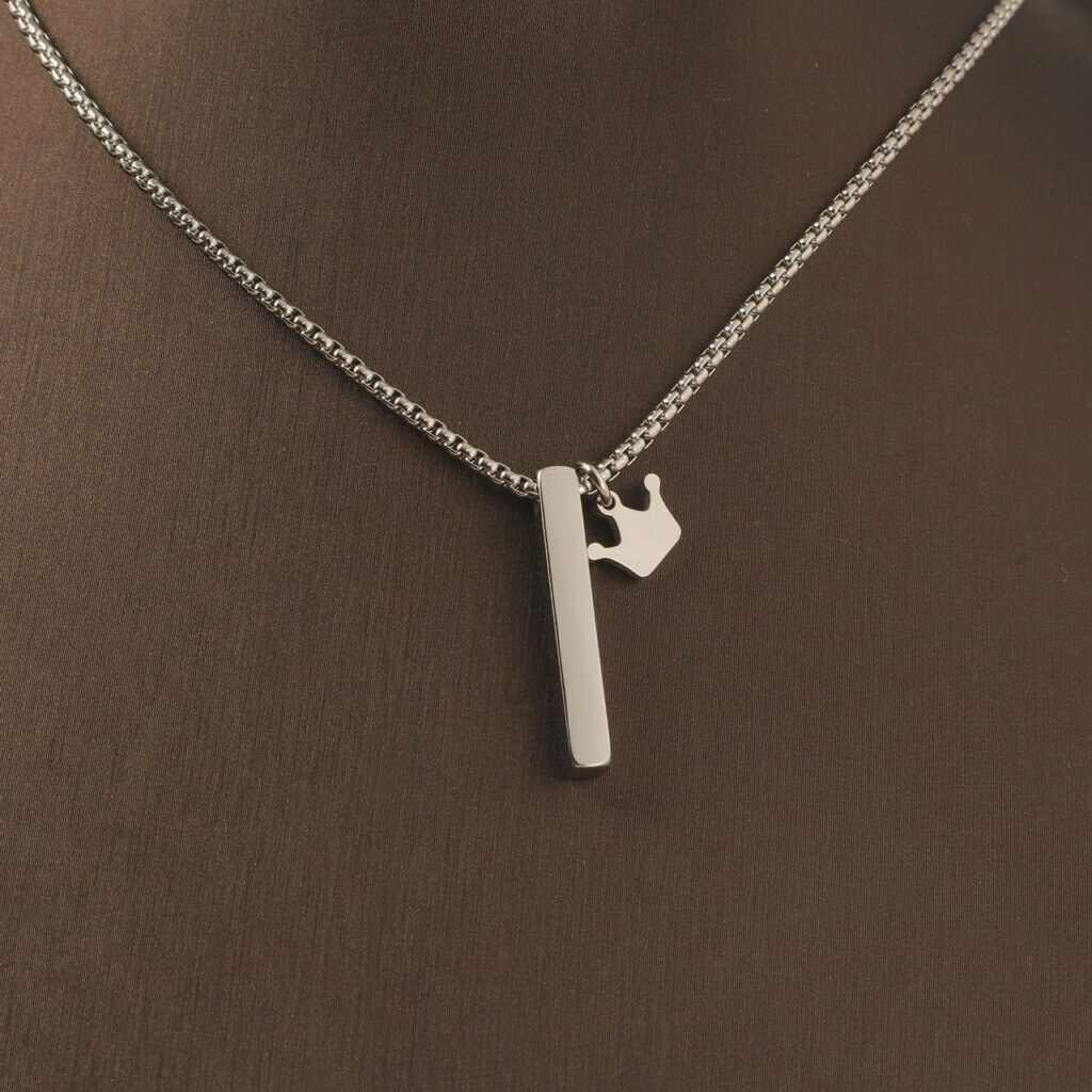 Cadena Acero Hombre Corona-1
