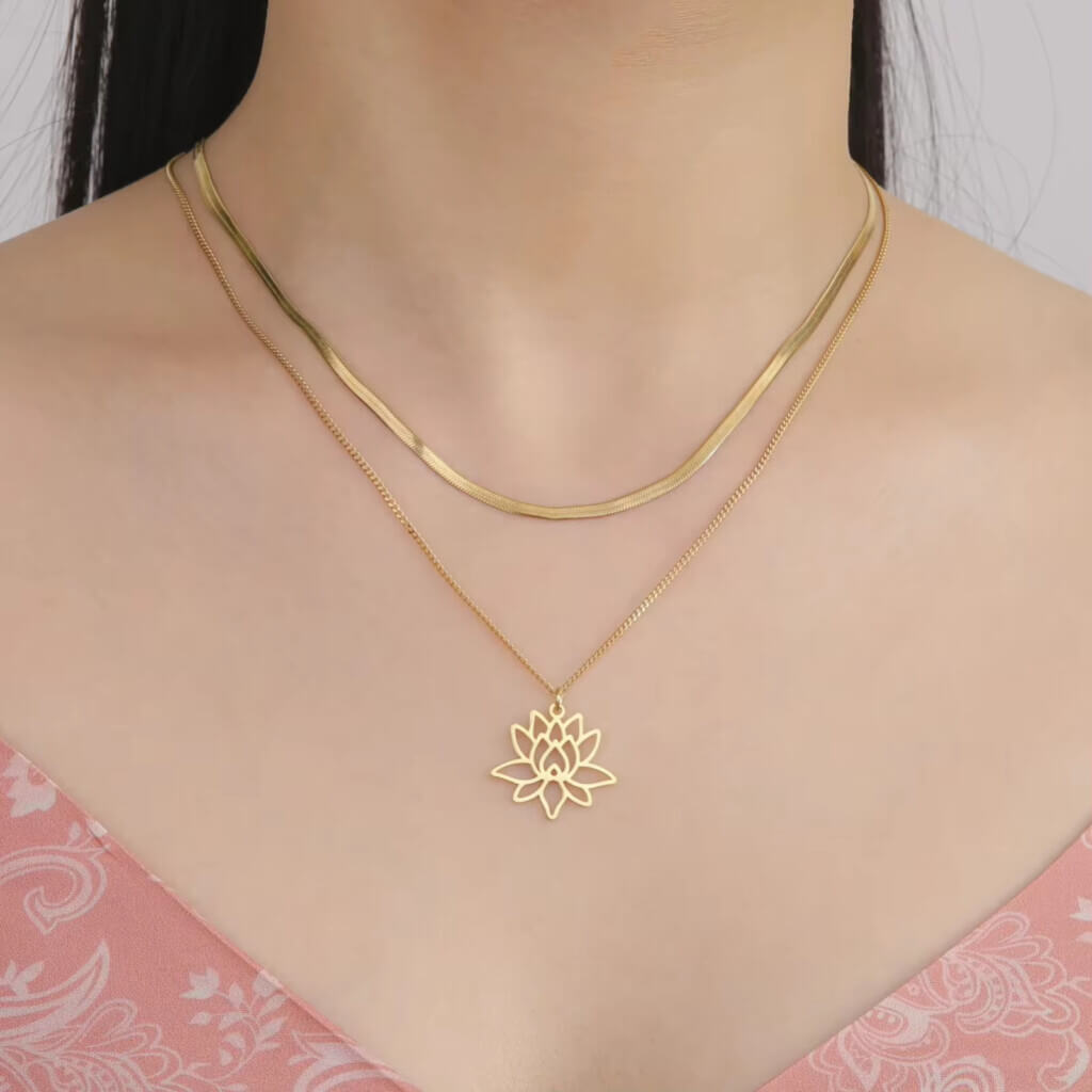 collar-acero-flor-de-loto