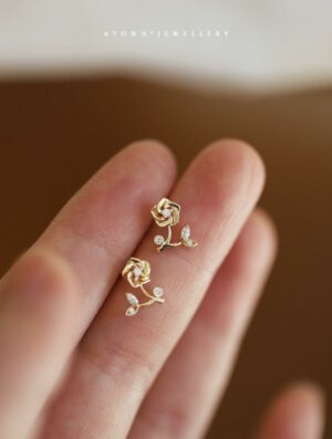 Aretes Mujer Flor Miniatura