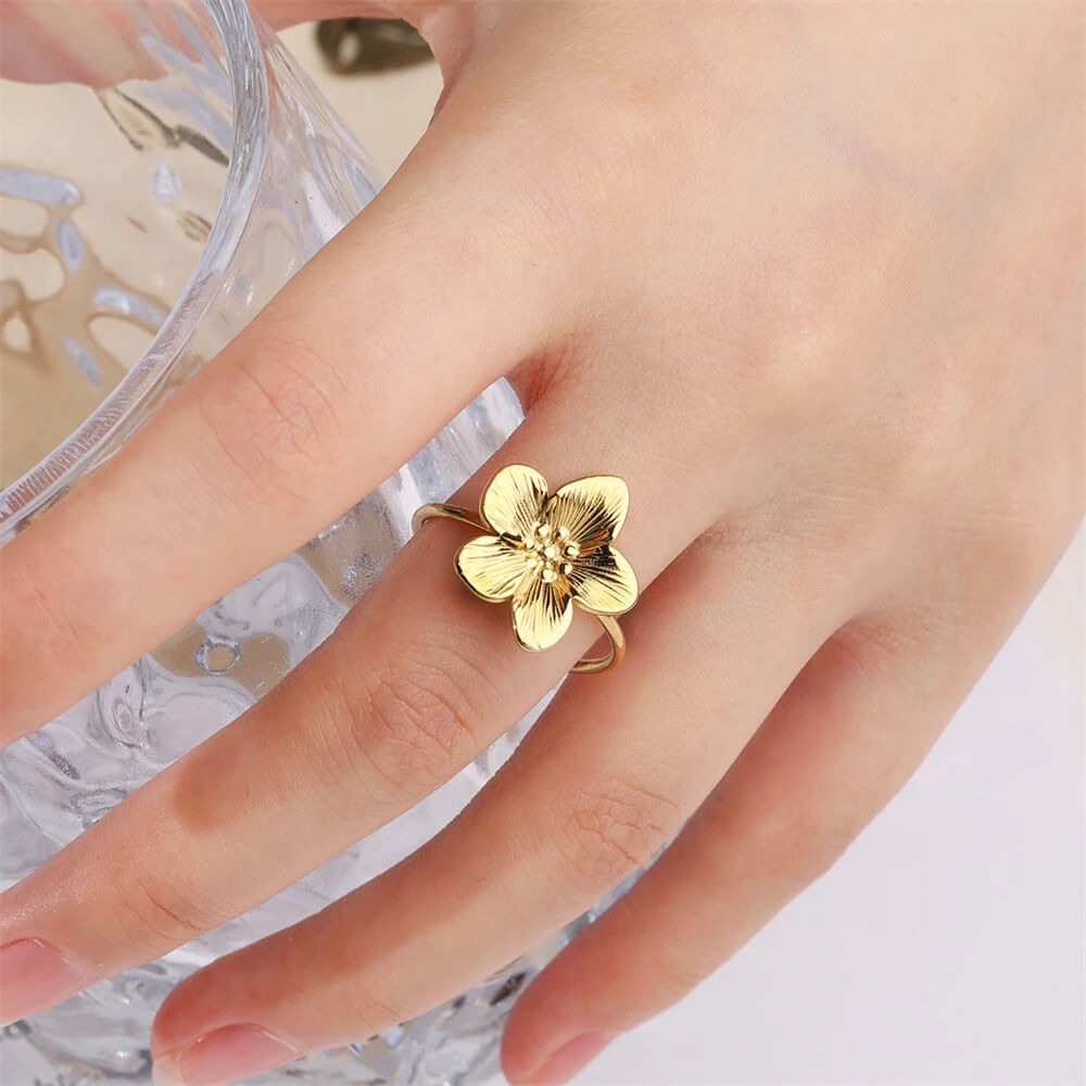 anillo-acero-dulce-flor