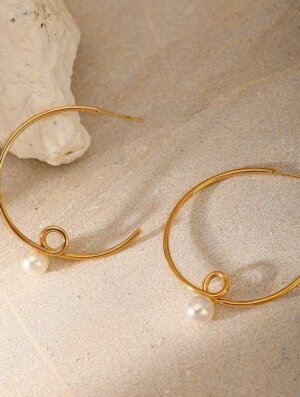 Aretes Acero Espiral de-Luz