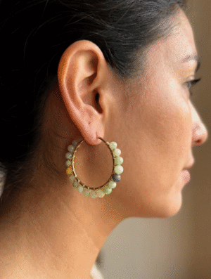 Aretes Acero Piedra del-Alma