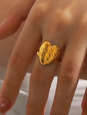 Anillo Acero Forja de-Amor