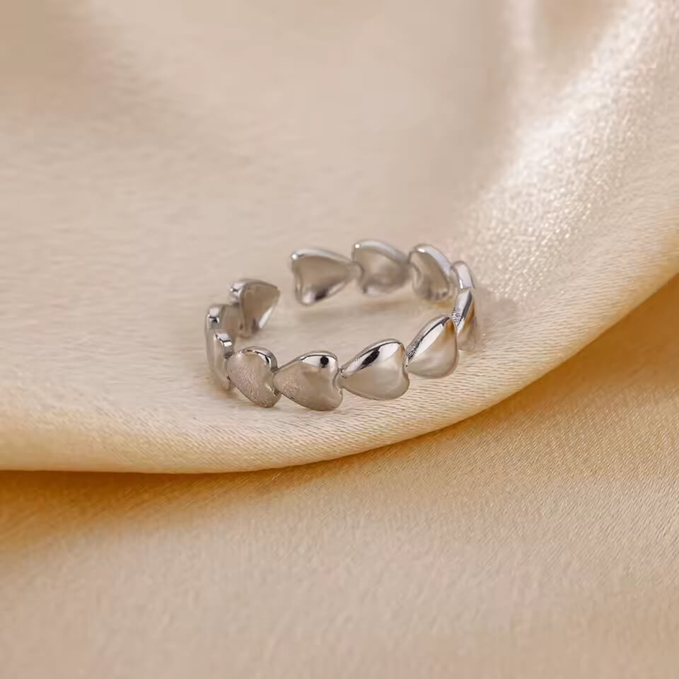 anillo-acero-latido-plateado