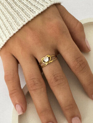 Anillo Acero Esencia Cordial