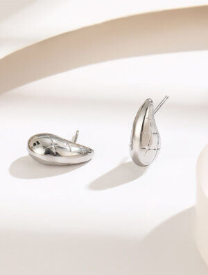 Aretes Acero Gota Serena