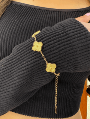 Pulsera Acero Melodia Dorada