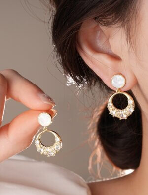 Aretes Mujer Chispa Brillante