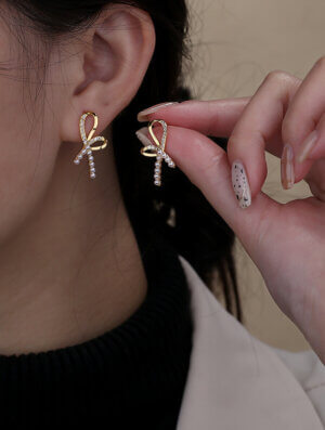 Aretes Mujer Lujo Sutil