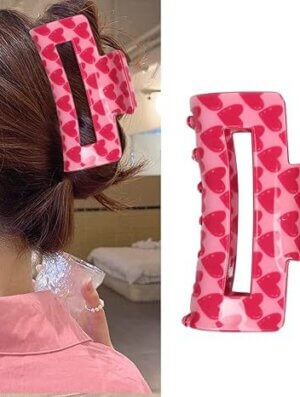 Pinza Caiman Corazon Rojo