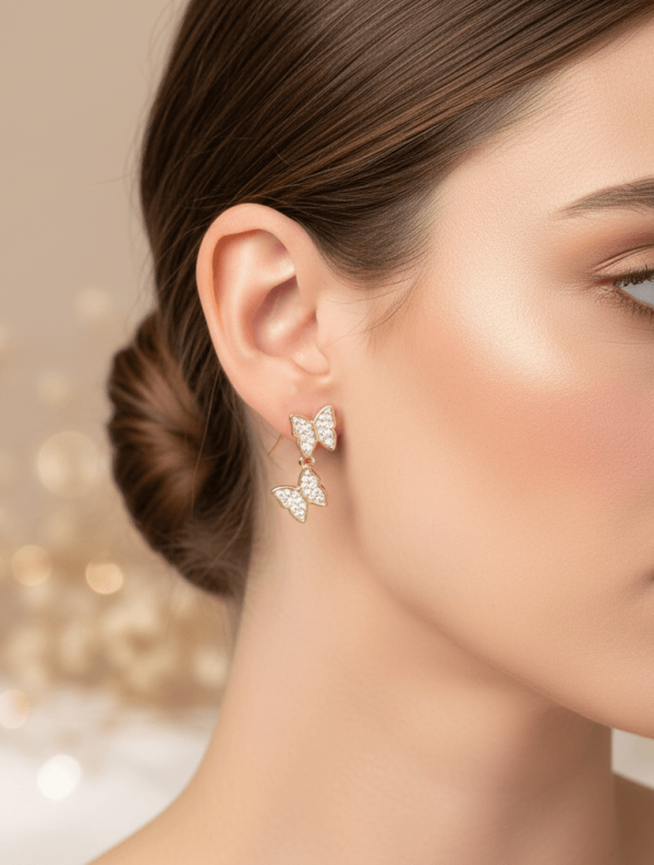 Aretes Mujer Cielo de-Mariposas