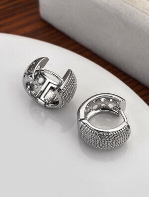 Aretes Mujer Niebla Clara
