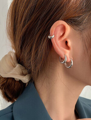 Set Aretes Hielo Celeste
