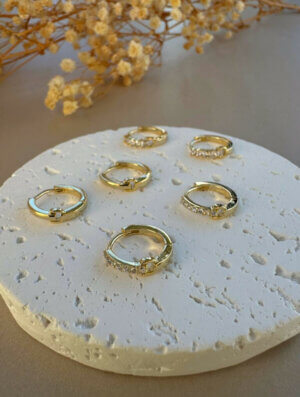 Set Aretes Brillo Magico