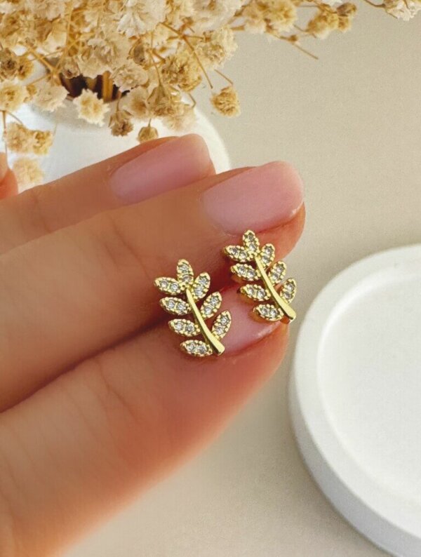 Aretes Mujer Cristalino Floral