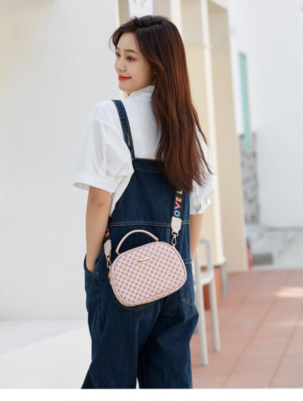 Bolso Mujer Vintage Rosa