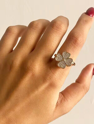 Anillo Rotante Lluvia de-Brillo