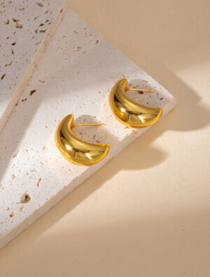 Aretes Acero Encanto Real