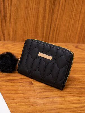 Billetera Mini Negra Chispa