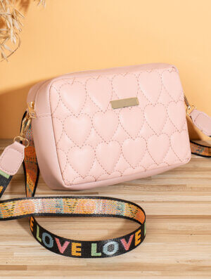 Bolso Rosa Corazon Callejero