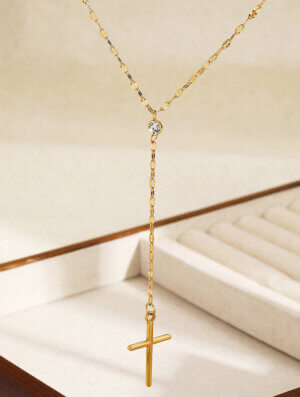 Collar Acero Alma y-Cruz