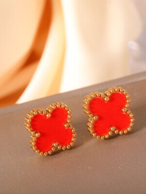 Aretes Acero Trebol Apasionado