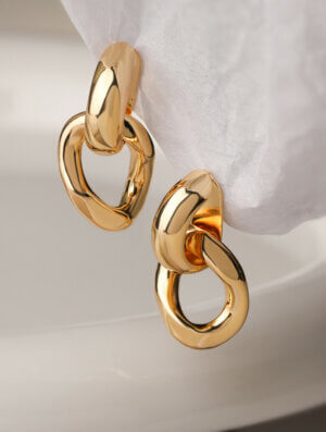 Aretes Mujer Ilusion Dorada