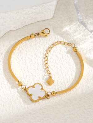 Pulsera Acero Tesoro Blanco