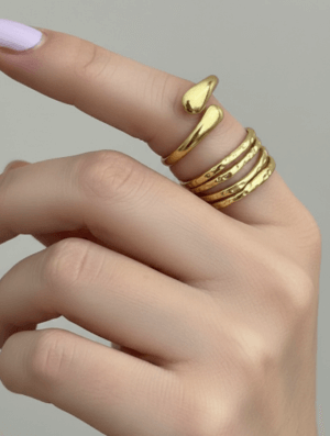 Set Anillo Acero Confidentes