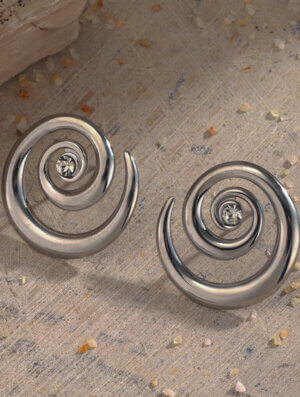 Aretes Acero Camino Infinito