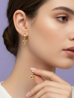 Aretes Mujer Llama de-Amor