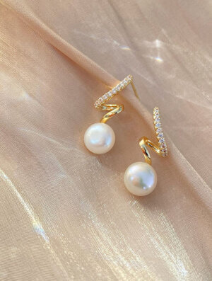 Aretes Mujer Perla Radiante