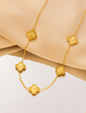 Collar Acero Melodia Dorada